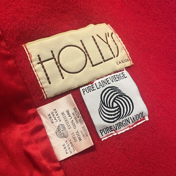 Vintage pure wool women winter coat - Picture 6 of 7